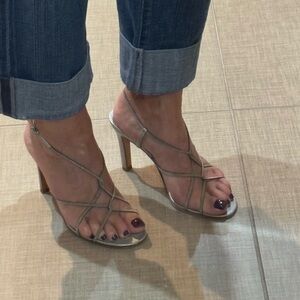 michel perry Metal Chain Sandal